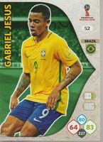 FIFA WORLD CUP RUSSIA 2018 Adrenalyn XL 052 GABRIEL JESUS