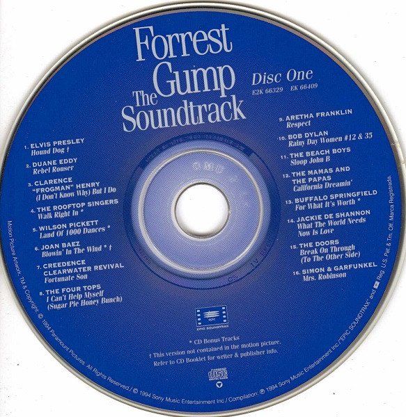 CDs: 1994 Forrest Gump Soundtrack 2CD - Selten! – Gebraucht aus Grenchen von ren_kl5m 2