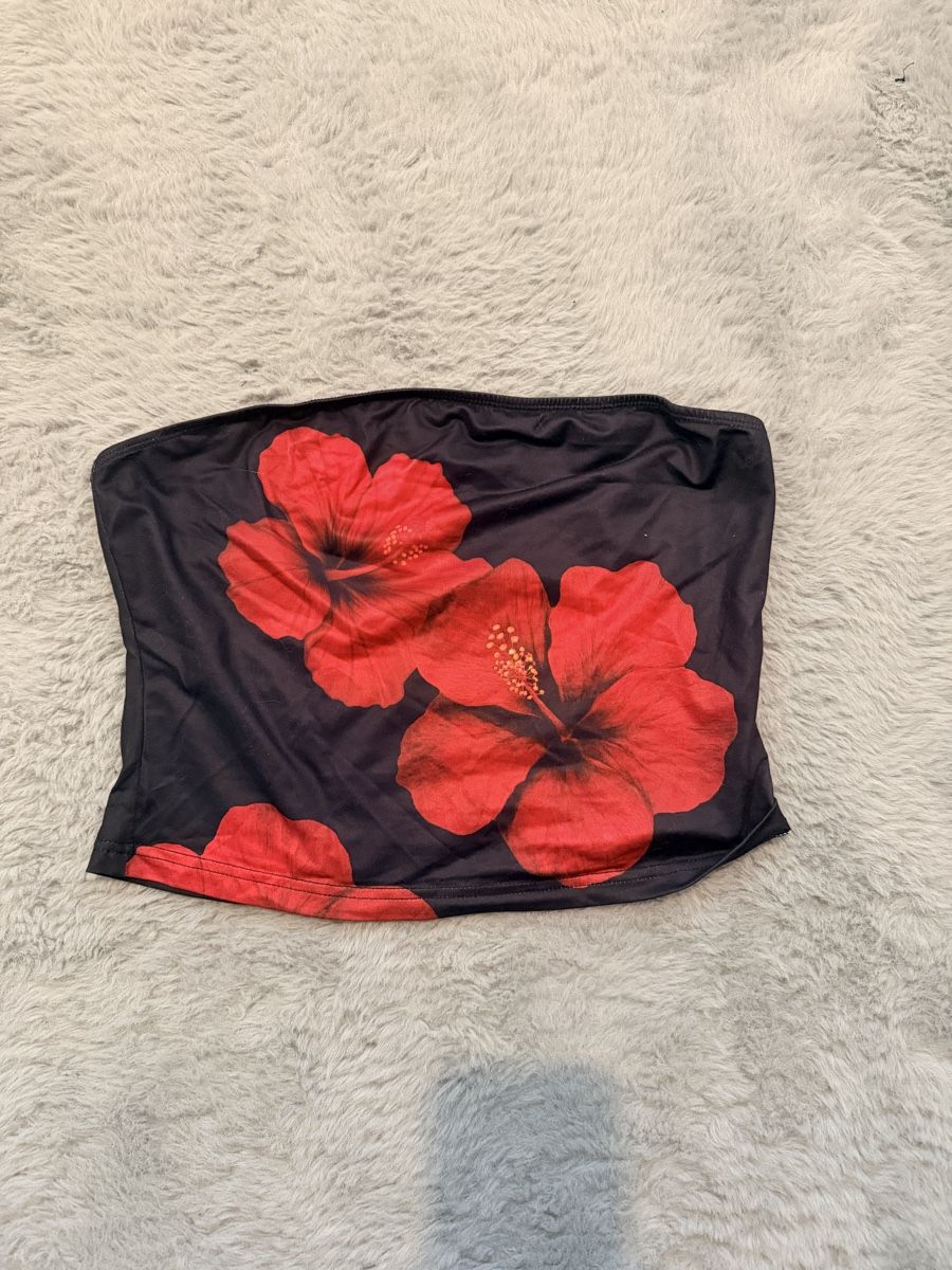 Tops: Bandeau fleur taille L – Neu (gemäss Beschreibung) aus Bussigny von Serena2009