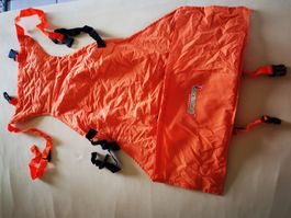 Sac portable Sack'n Seat orange, bébé enfant.