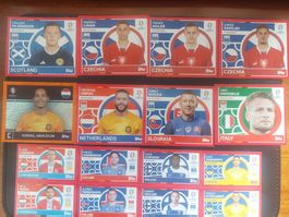 EURO 2024 - 12X stickers TOPPS