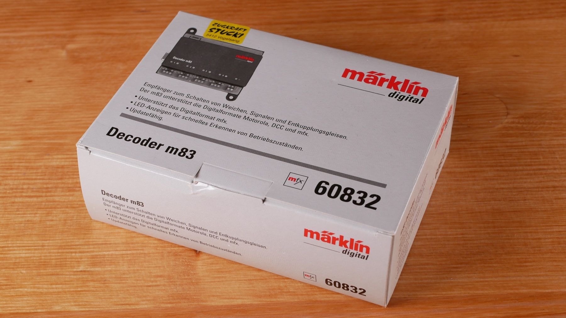 Märklin Modelleisenbahnen: Märklin 60832  Decoder m83 in OVP – Neu (gemäss Beschreibung) aus Albinen von