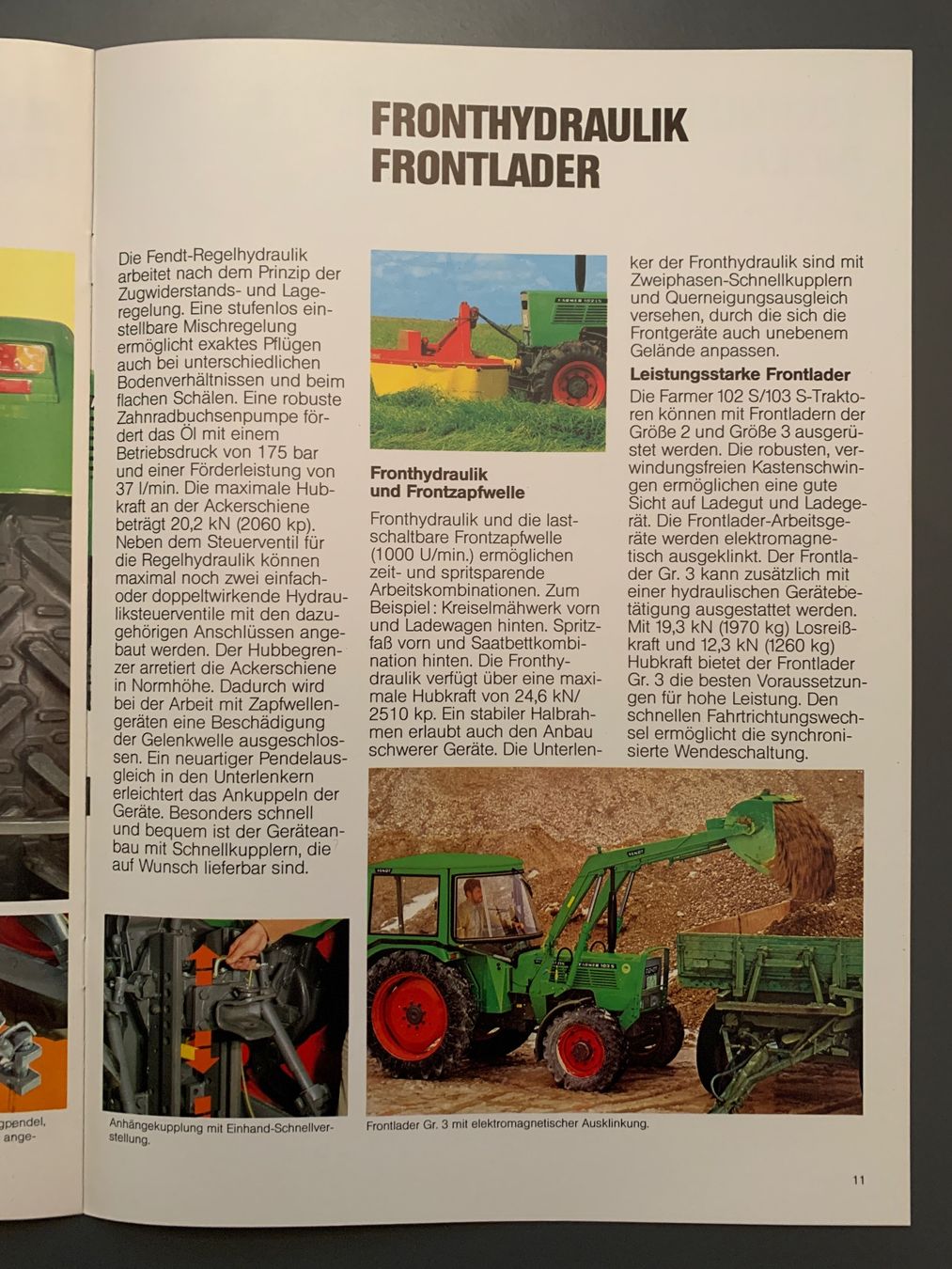 Fendt Documenti: Fendt Farmer Prospekt 102S 103S Traktor Oldtimer – Nuovo (secondo la descrizione) da Lienz venduto da Benziner1 3
