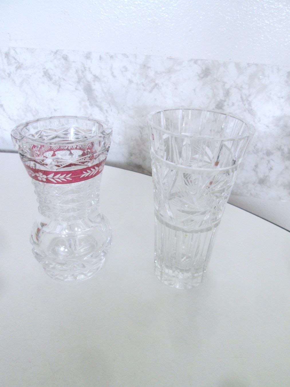 Vase & Récipients: 2 Glasvasen – D'occasion à Sementina par babucia