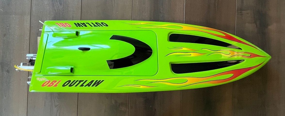 Thunder Tiger Modellismo RC: Grosses und schnelles RC-Boot OBL Outlaw – Usato da frick venduto da comi 1
