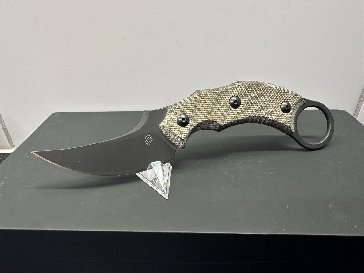 Militärmesser: MAKO COMPACT MICARTA GREEN - BASTINELLI CRÉATIONS – Neu und originalverpackt aus Bassersdorf von swadrone