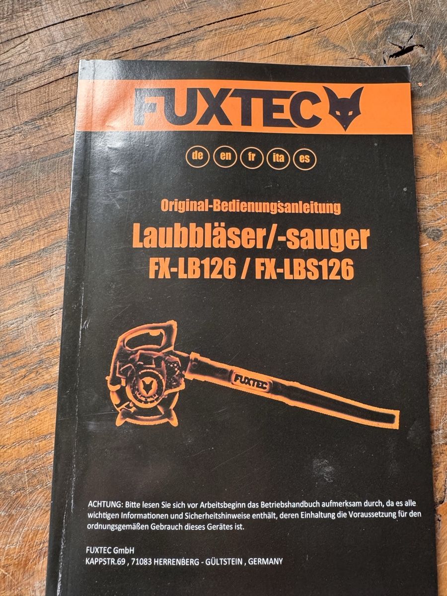 Laubbläser & Laubsauger: FUXTEC Laubbläser/-sauger – Neu (gemäss Beschreibung) aus Kümmertshausen von Ghost75 3