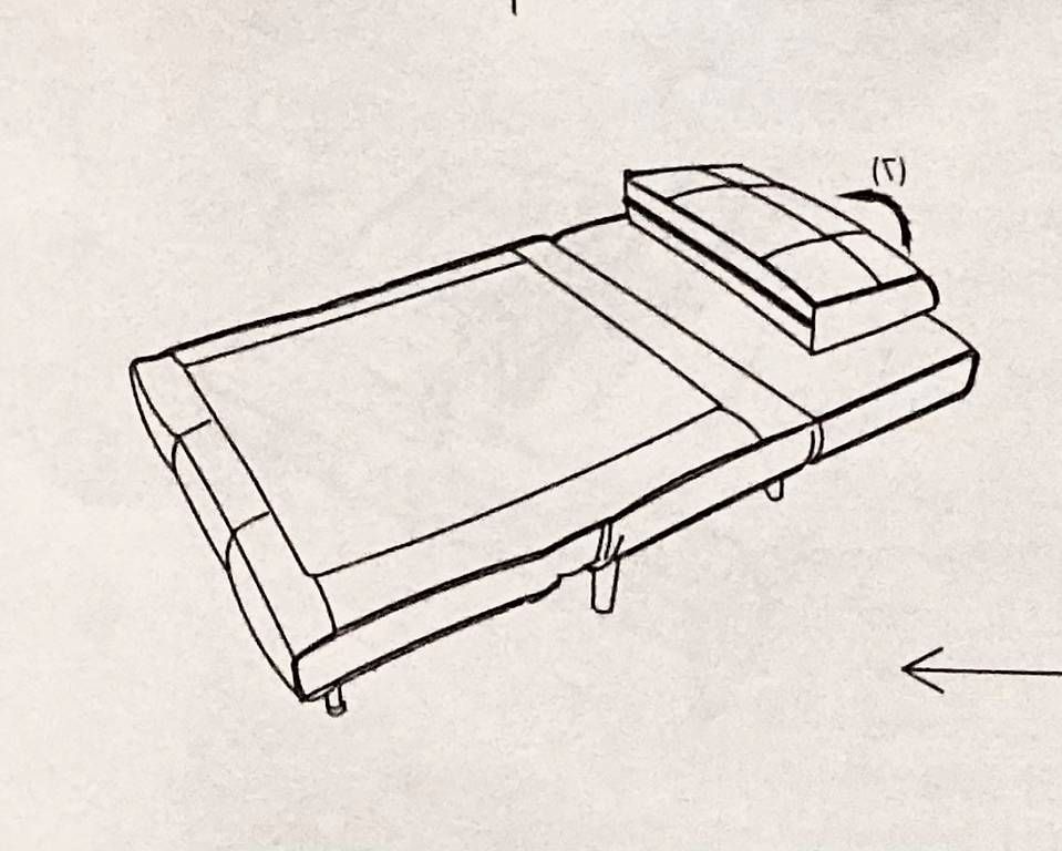 Divani: Zum Kuscheln: Bettsofa, 100 cm breit – Usato da Basel venduto da Ricardo_X 2