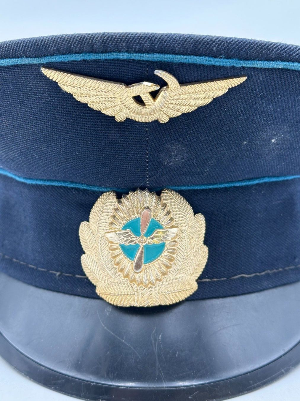 Uniformi: Offizierskappe Gr. 55 UdSSR Piloten Hut Armee? – Usato da Luzern venduto da Lager6640 2