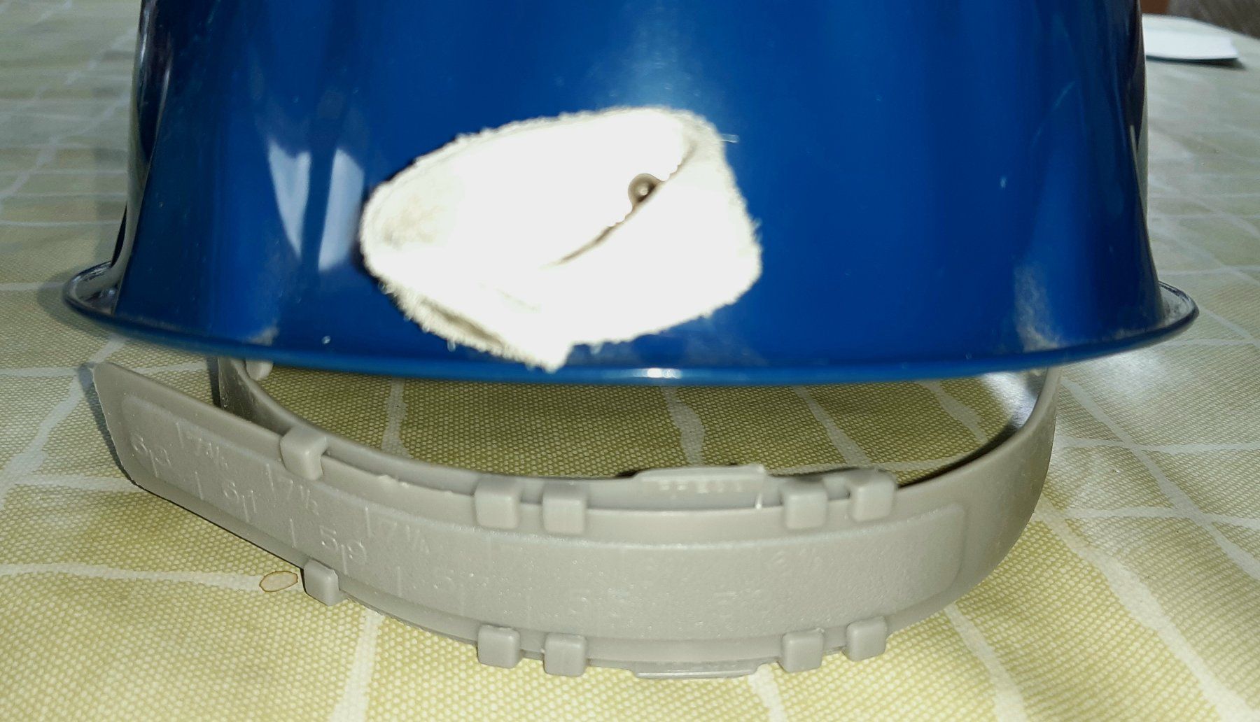 Caschi: Blauer Helm, Kunststoff, Original-Kumpelhelm DSK – Nuovo (secondo la descrizione) da Lausanne venduto da jag_sj6f 4