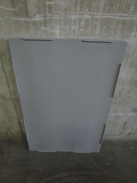 Pallets: Paletten-Deckel PP grau 1200x800mmx40mm – Usato da Eschenbach SG venduto da brocarte 9
