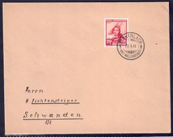 Stempel Tscherlach bei Wallenstadt auf PJ Brief 1941