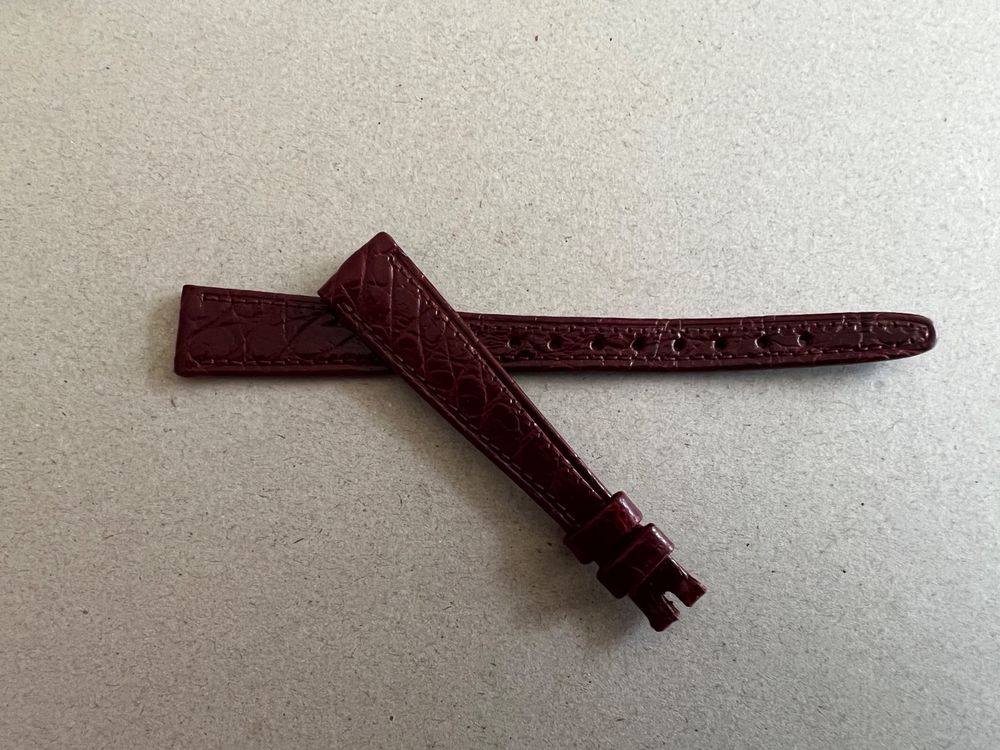 Leder-Uhrenarmband 8mm - Elegantes Band Mit U-förmiger Schnalle