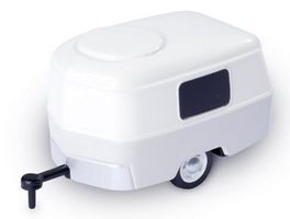 Carson 500504154 Wohnwagen mit Anhängerkupplung 1:87 OVP
