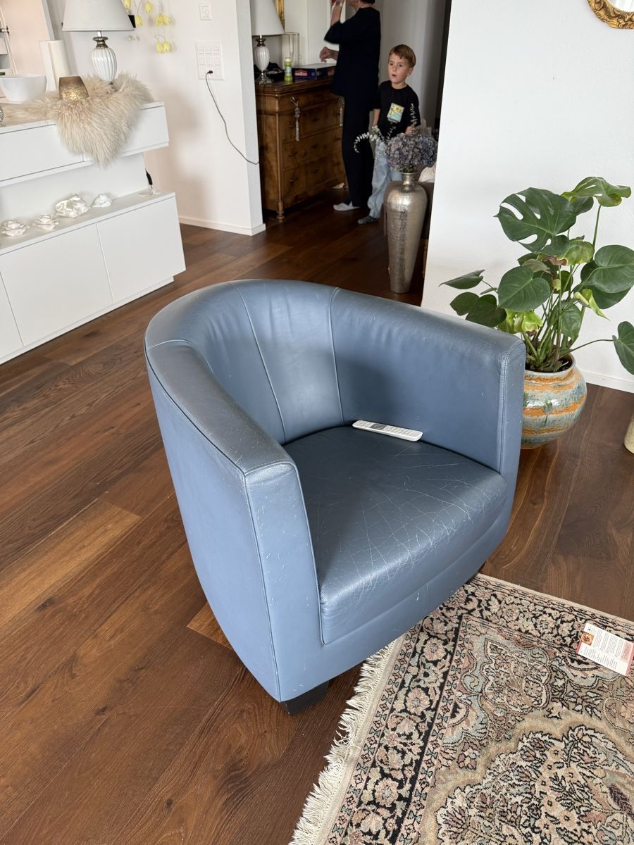 Fauteuils: Ledersessel – D'occasion à Buttisholz par eli85