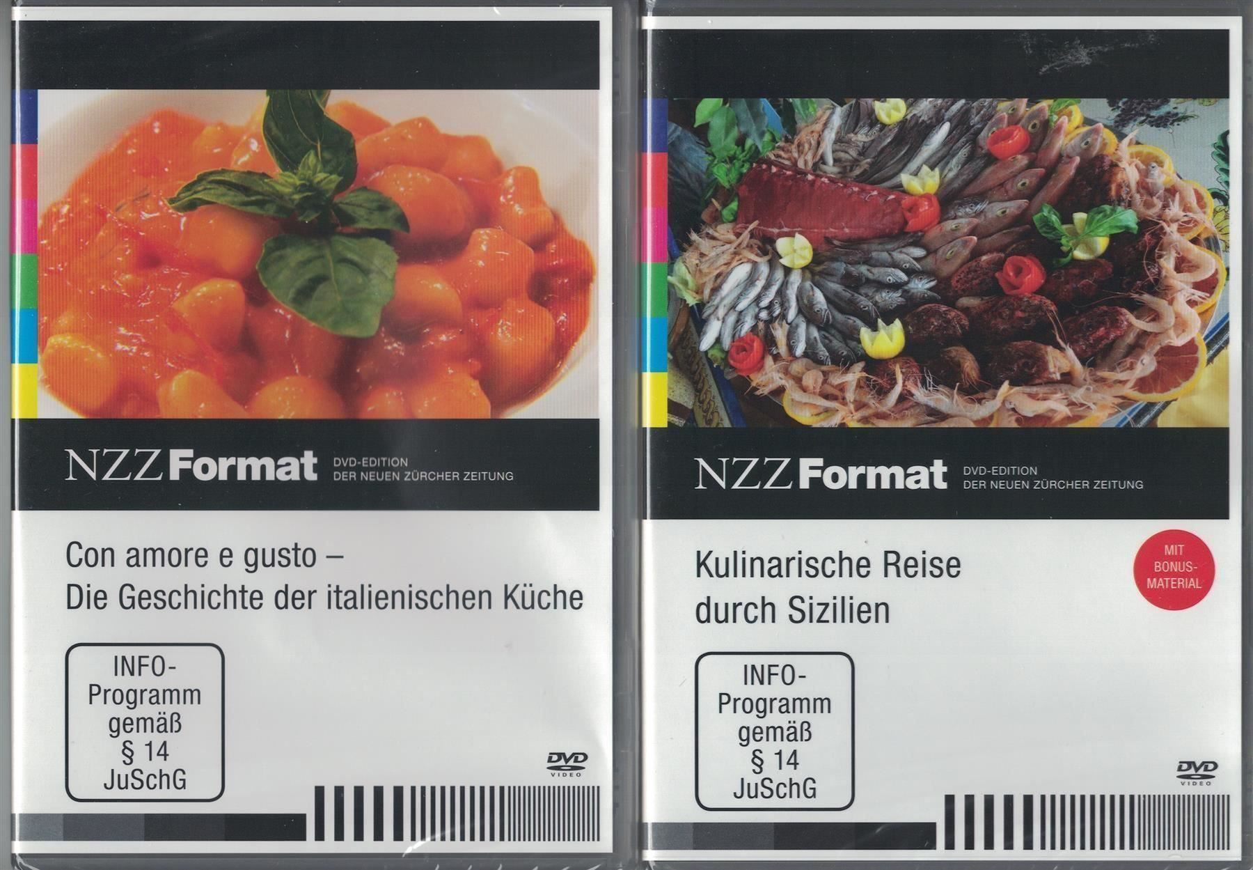 Tutti i DVDs: NZZ Format Box - Italienische Küche – Nuovo e nell'imballaggio originale da Wolfhausen venduto da uchuva26 2