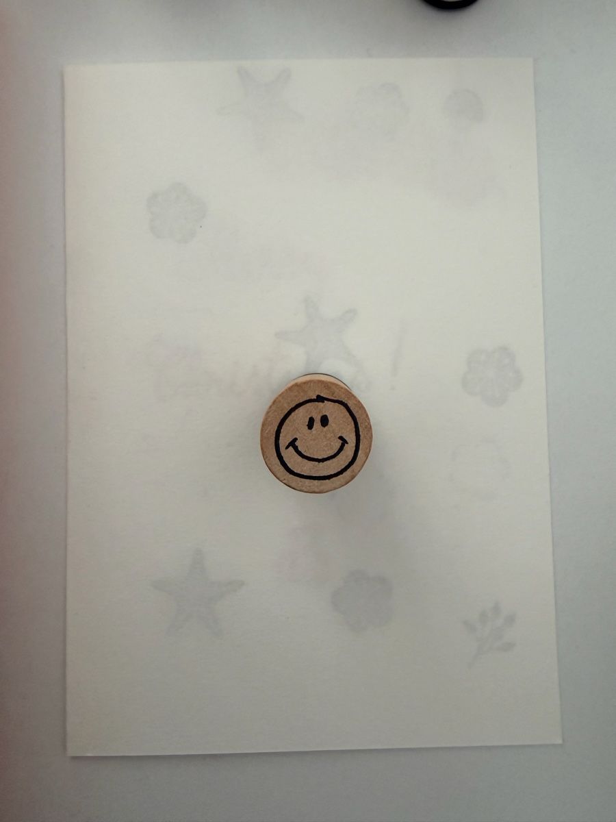 Tampons: Small rubber stamp smiley face new – Neuf (Voir description) à Thun par dar_fz6y