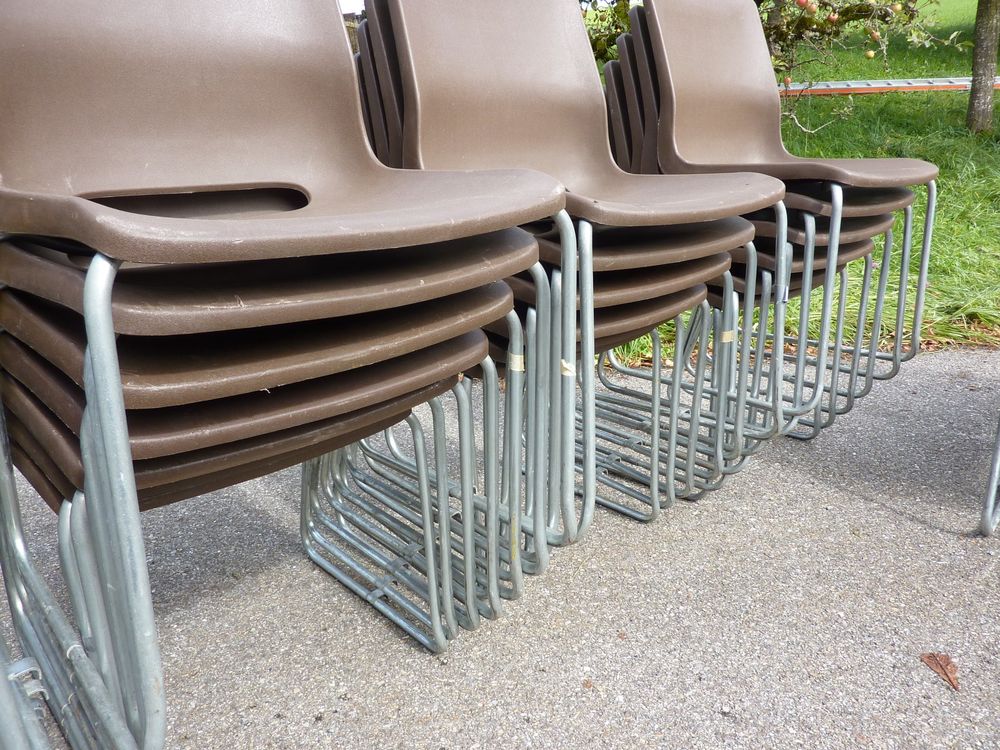 86 stapelbare Stühle Gartenstühle Stapelstühle Schaffner 7