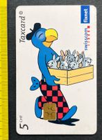 Globi mit Hasenkiste, Swisscom Taxcard