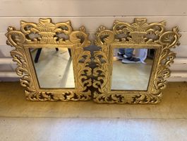 Zwei Wandspiegel goldfarben guter Zustand