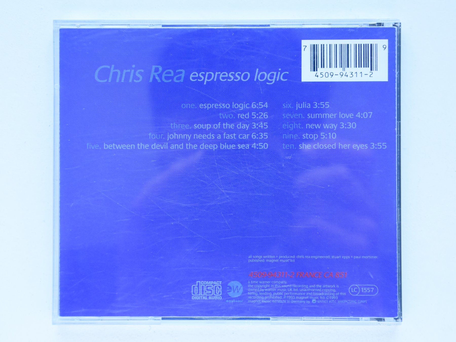 CDs: Chris Rea - Espresso Logic – D'occasion à Belmont-sur-Yverdon par ag97 2
