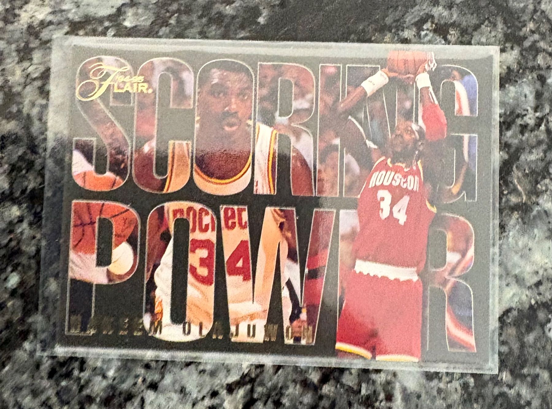 Nba Sammelbilder & Trading cards: NBA Hakeem Olajuwon Flair Scoring Power Card – Neu (gemäss Beschreibung) aus Muttenz von joba23
