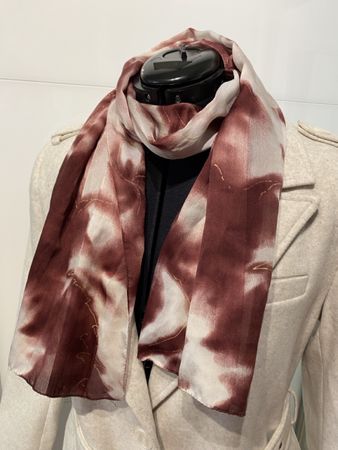 Langes Foulard mit tollem Blumenmuster, guter Zustand
