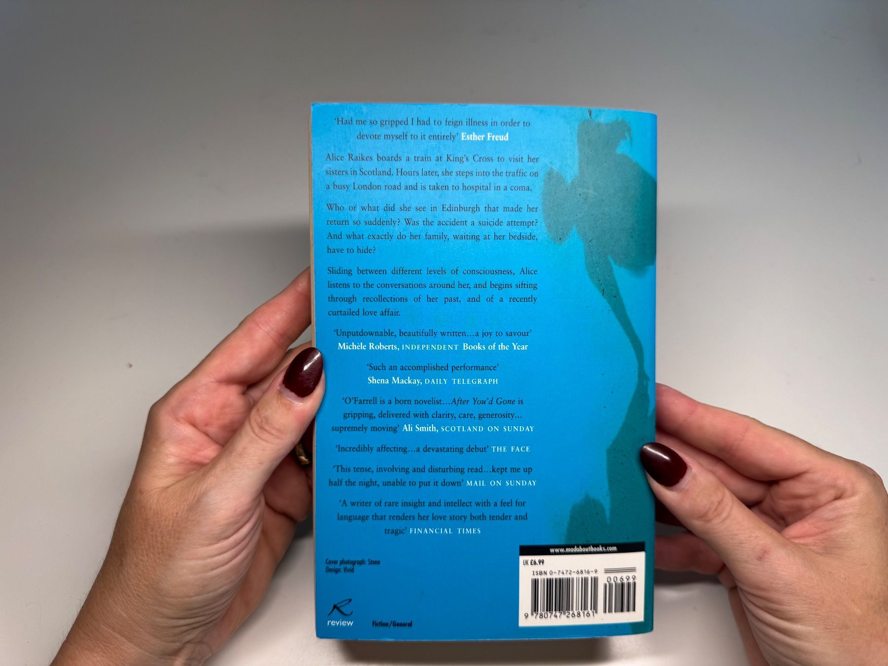 Libri: NOVEL: Maggi O'Farrell, After you'd gone – Usato da Grosswangen venduto da English_books 9