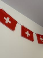 Schweizer Fahnen Girlande