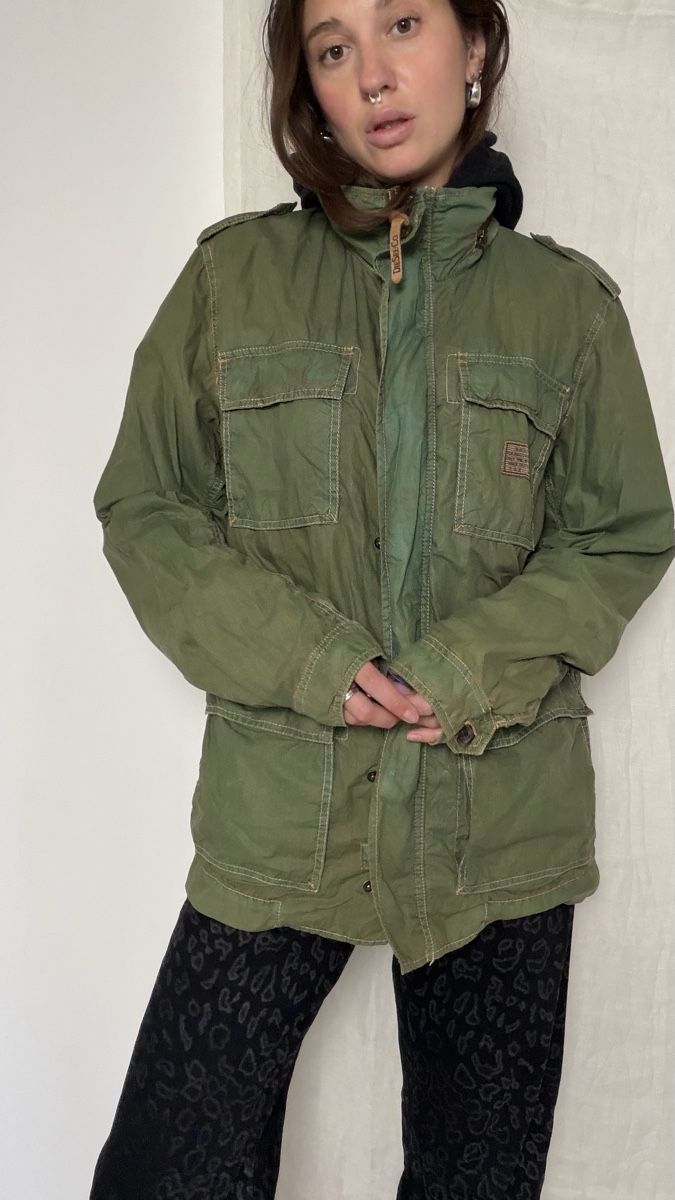 Diesel Jacken: Green diesel military jacket – Gebraucht aus Knonau von Grapesvintage 5