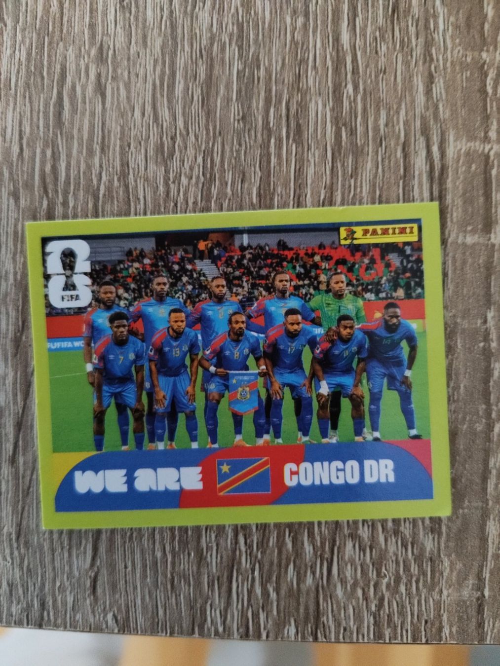 Panini Carte collezionabili: Panini WM 2026 COD 13, we are congo – Usato da Aarburg venduto da gloeckgloeck