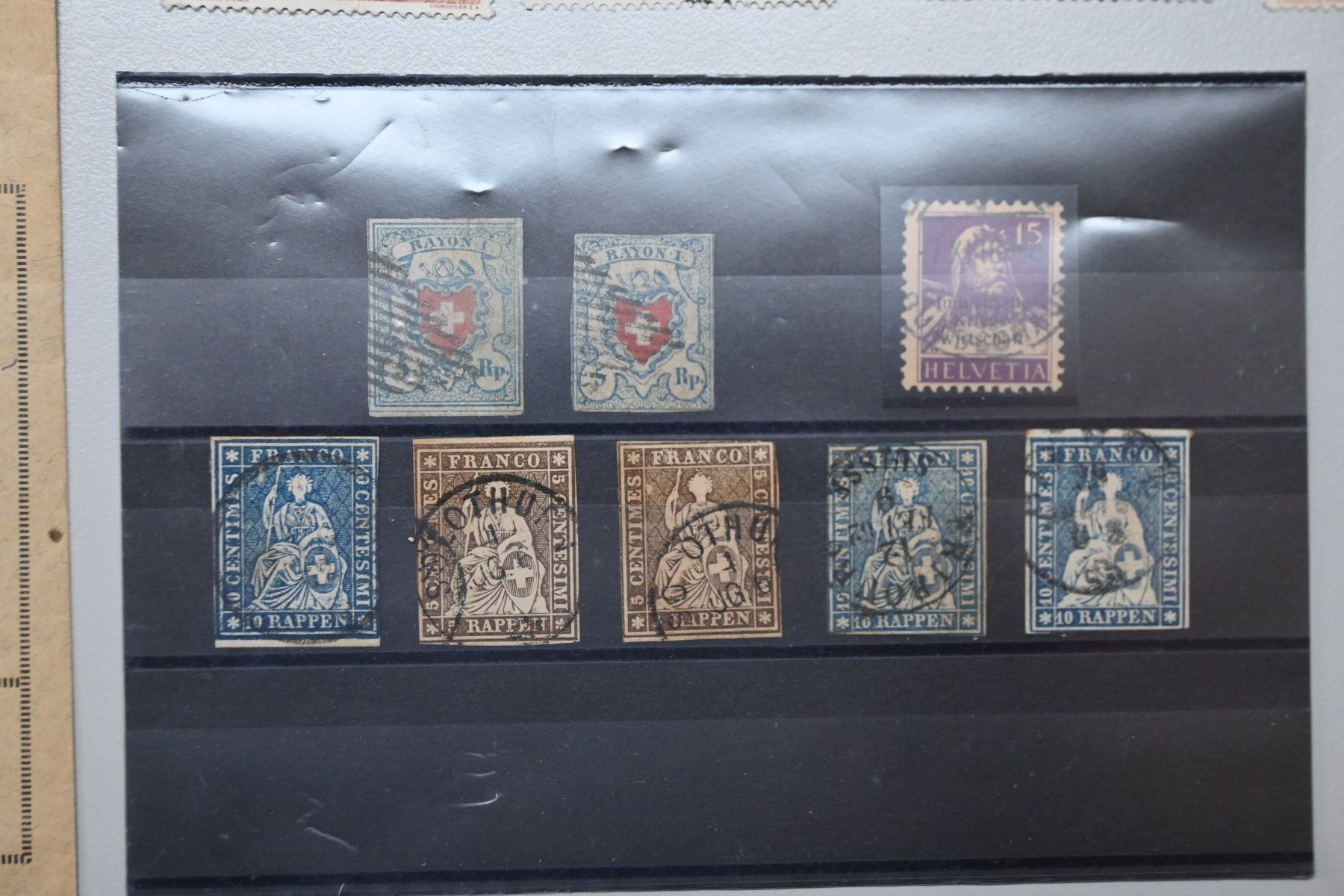 Alle Briefmarken: 1 Lot Schweiz 27.7. – Gebraucht aus Steffisburg von Sorbas 1