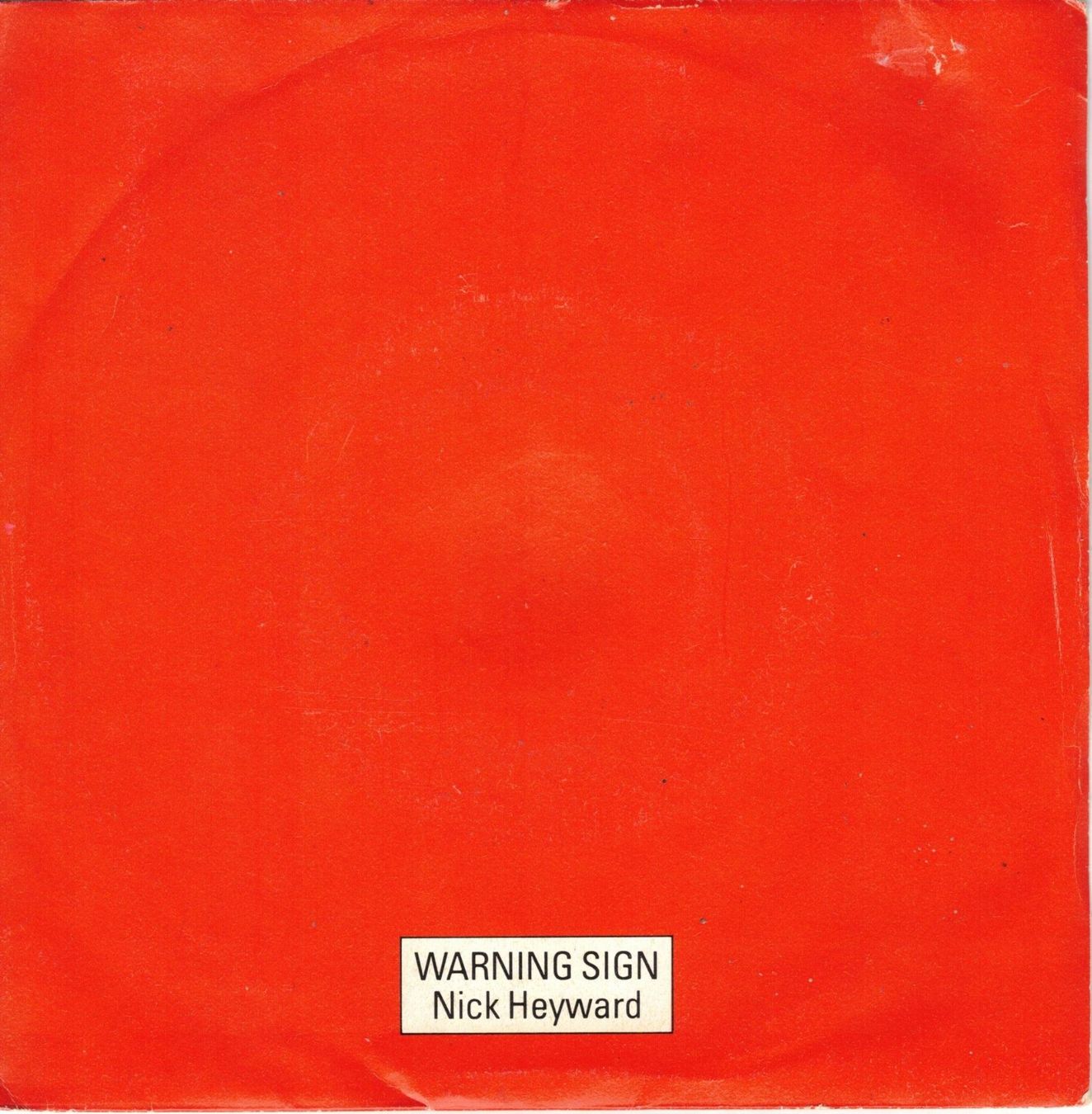 Schallplatten: Single7   Nick Heyward -- Warning sign – Gebraucht aus Oberwil (Dägerlen) von thealbum