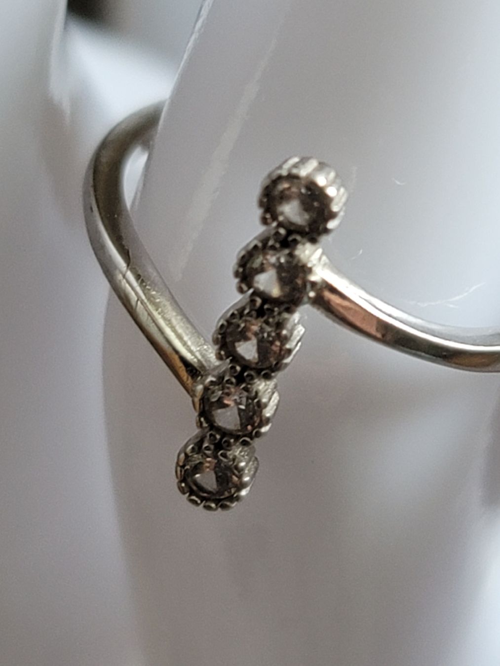 Ringe: Silberring horizontal, 925 mit Zirkonia, 50, anello argento – Gebraucht aus Zollikerberg von Nice_Name 6