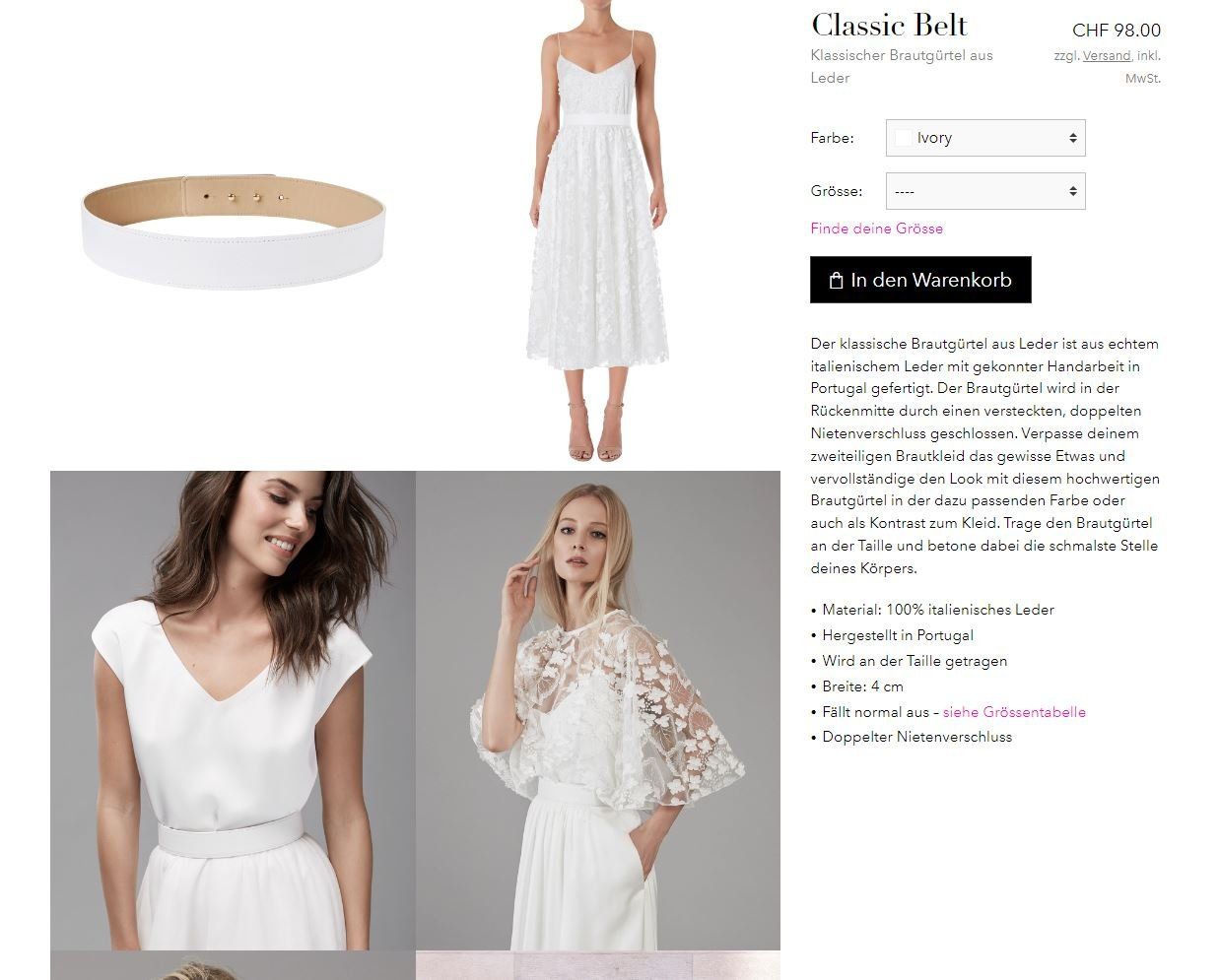 Vestiti: Brautkleid Ivory – Nuovo (secondo la descrizione) da Einsiedeln venduto da LulinaG 3