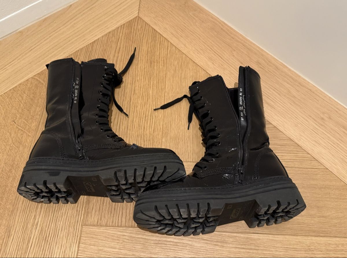 Gabor Damenschuhe: GABOR Lackstiefel Schwarz Gr. 37 - Winterboots – Gebraucht aus Hergiswil NW von Labello01 4