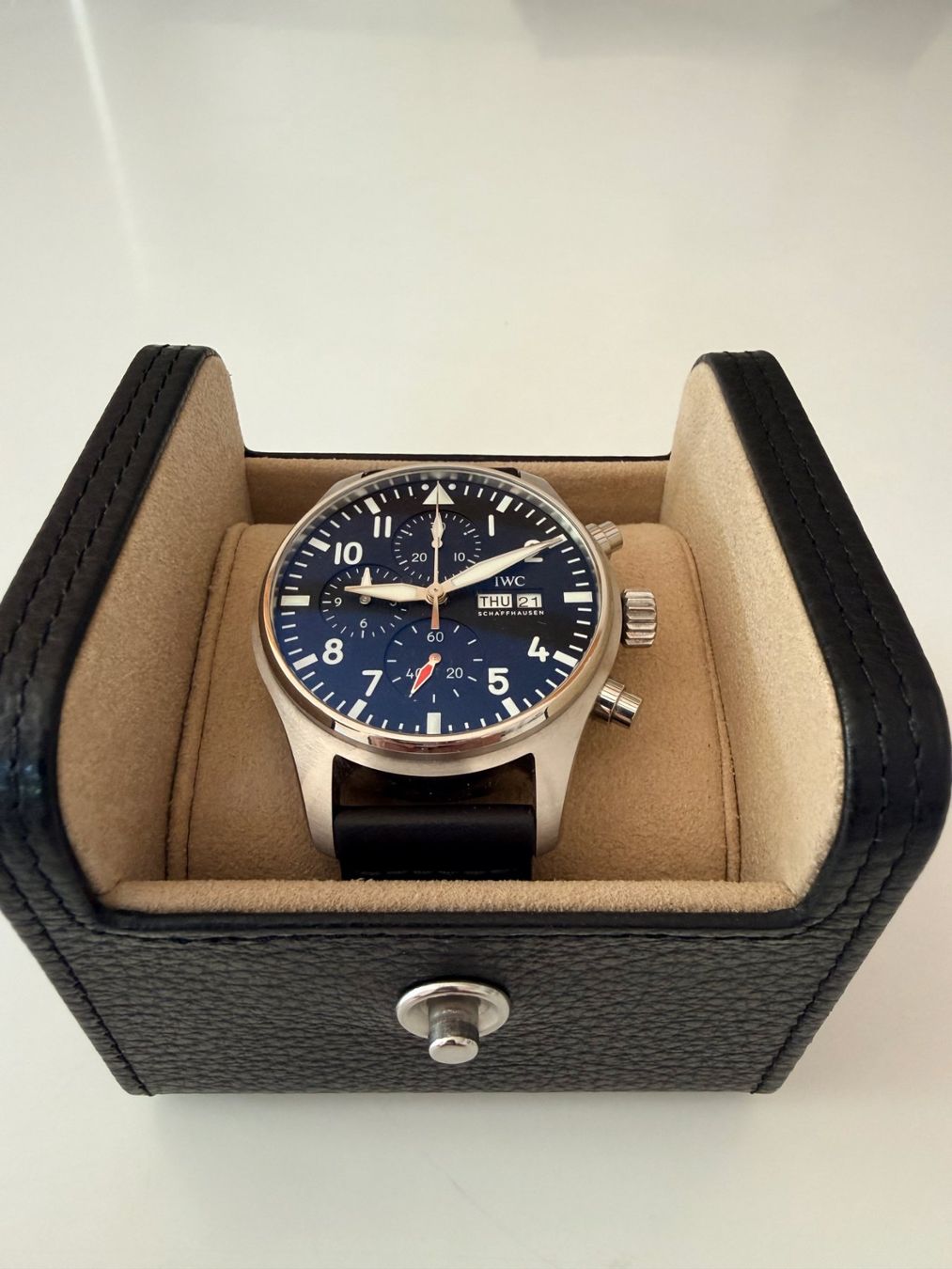IWC Orologi: IWC Fliegeruhr Chronograph 43 – Usato da Zürich venduto da marathon11