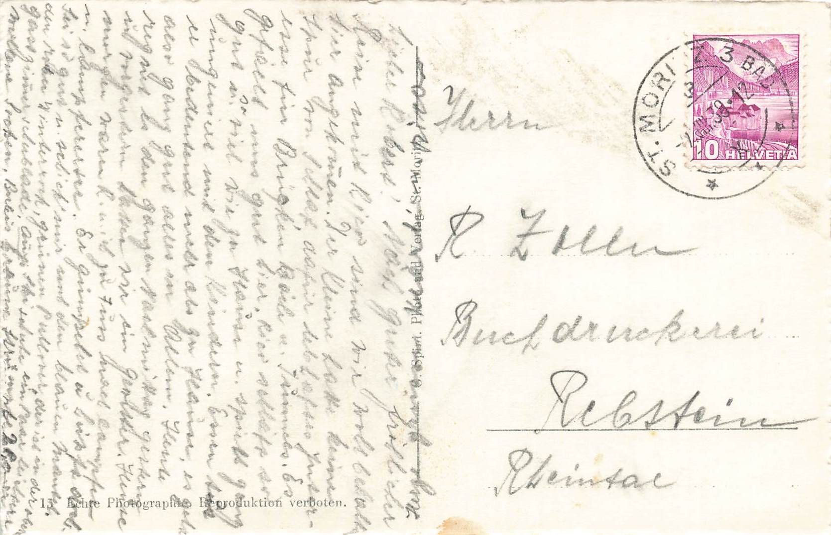 Cartes postales: St. Moritz Dorf – D'occasion à Biasca par Blenio71 1