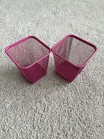 2er Set Stiftehalter aus Metall, pink, neuwertig