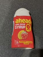 Ahead Zero Sugar Sirup Strawberry Lemonade, wie neu