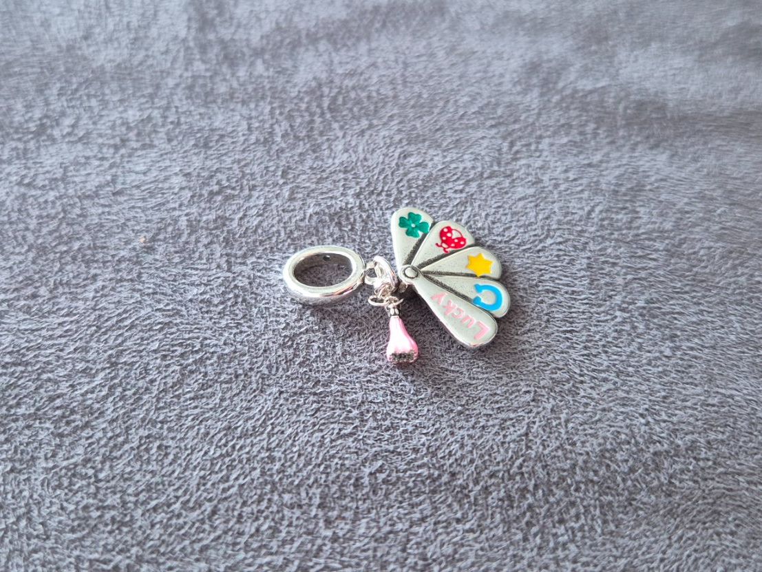 Ciondoli: Silber Charm Fächer +Garantie – Nuovo (secondo la descrizione) da Rotkreuz venduto da Carbone_Bijou-Shop 1