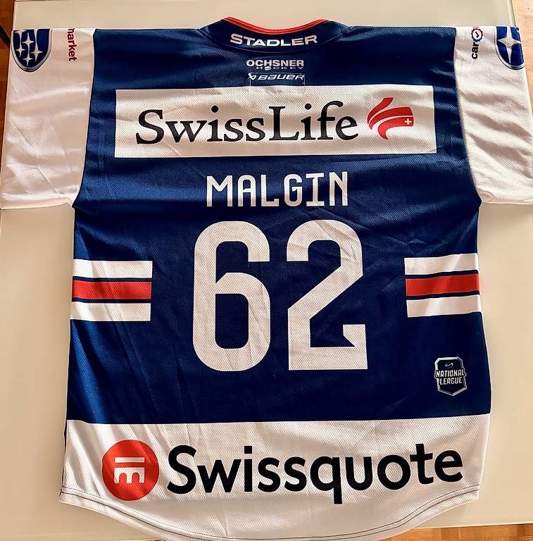 Canottiere & Pantaloni: Maillot ZSC lions "MALGIN" – Usato da Fribourg venduto da bouchers 1