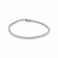Diamant-Armband 14k Weissgold 3,74ct