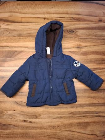 Jungen Winterjacke, dunkelblau, Gr. 74