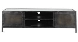 TV-Möbel aus Metall, Industrial Design