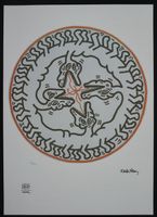 KEITH HARING HANDNUMMERIERT DRUCKSIGNIERT