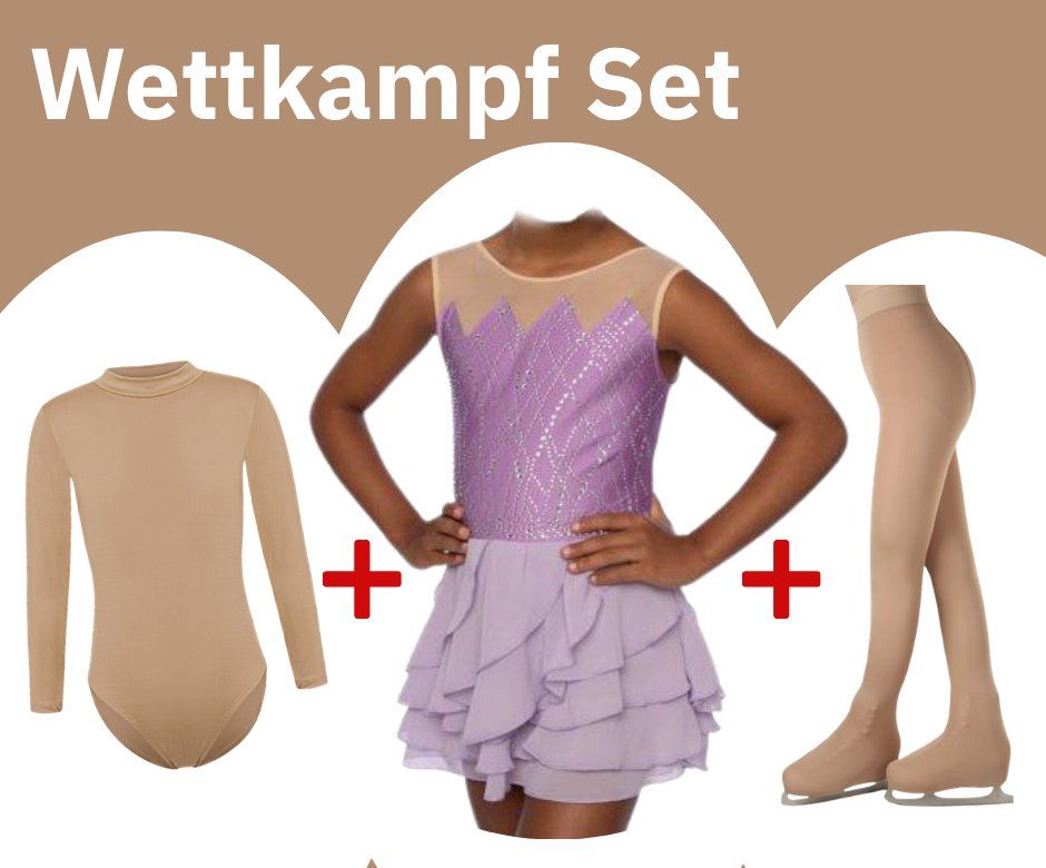 Lotti & Set di vestiti: Eislauf Eiskunstlauf Set Kleid + Body + Strumpfhose – Nuovo (secondo la descrizione) da Zürich venduto da tedundthea