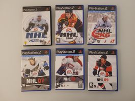 6x NHL Games / PS 2 / Playstation 2 (PAL)