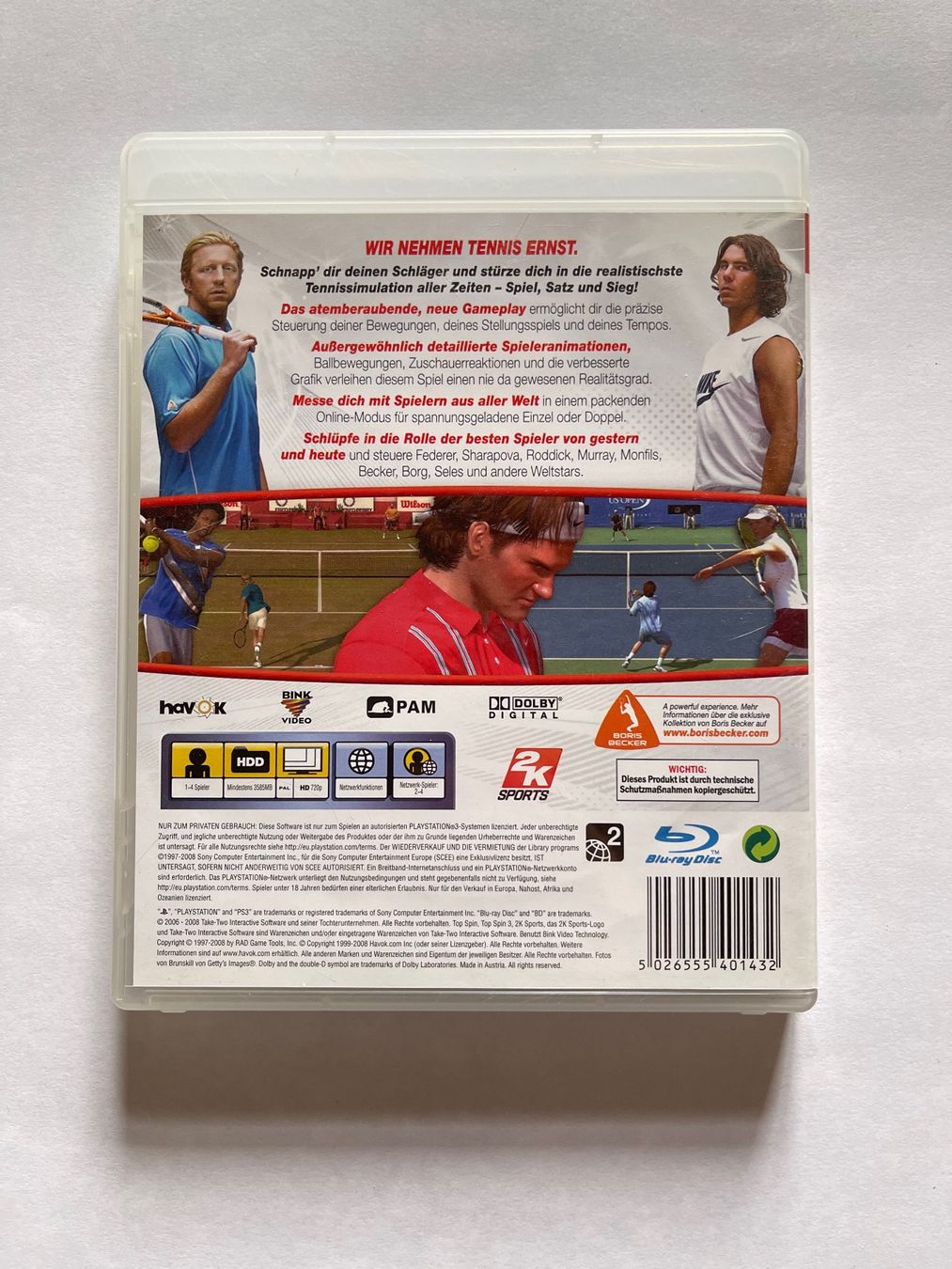 Spiele: TOPSPIN 3 | PS3 – Gebraucht aus Aesch (Neftenbach) von Maece_ 1