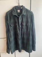 Dunkelgrünes kariertes Levi's Hemd – Größe L